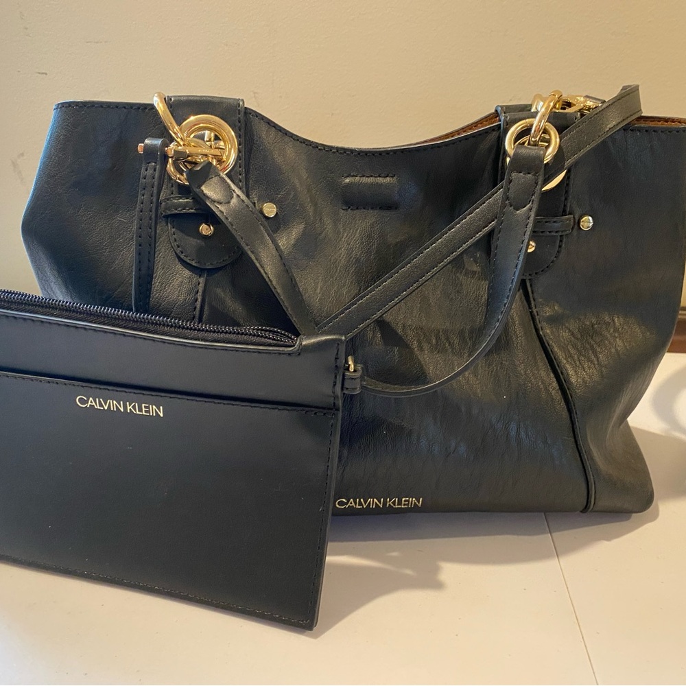 Calvin Klein reversible Women's Tote Bag with Pouch